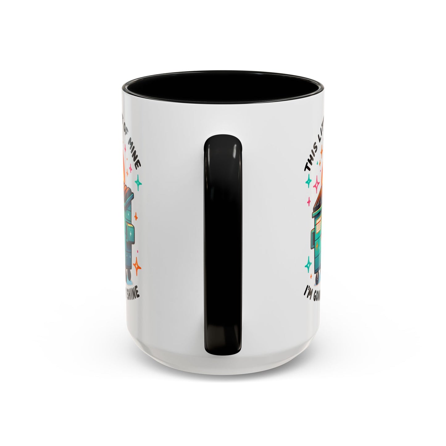 Dumpster Fire Coffee Mug | Snarky Sarcastic Coffee Cup | Funny Chaos Humor Gift