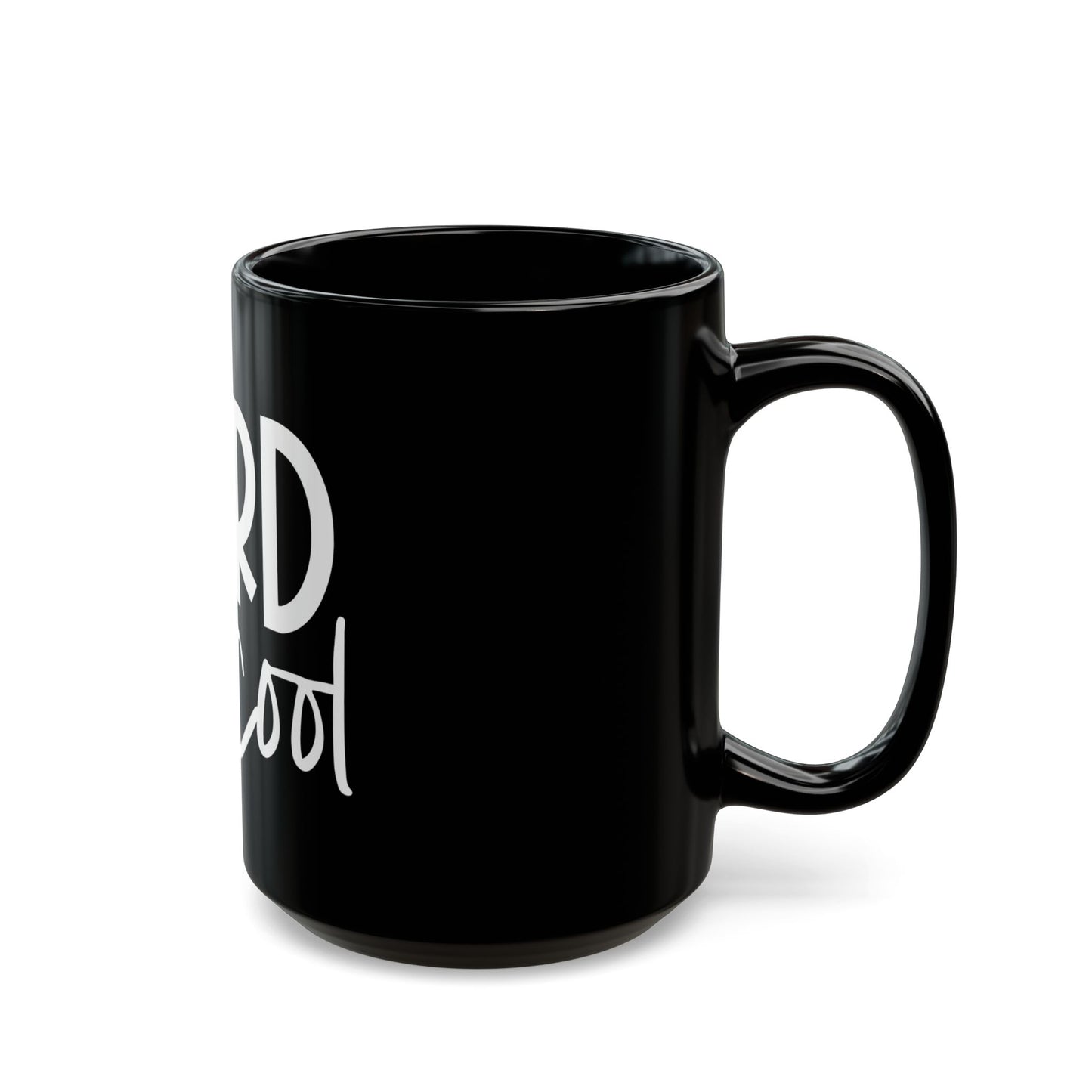 Weird Is Cool Mug – Funny Statement Coffee Mug | Black Ceramic Gift