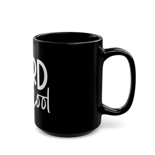 Weird Is Cool Mug – Funny Statement Coffee Mug | Black Ceramic Gift