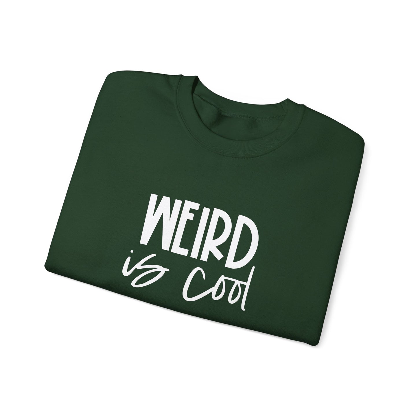Weird Is Cool Sweatshirt – Vintage Graphic Crewneck