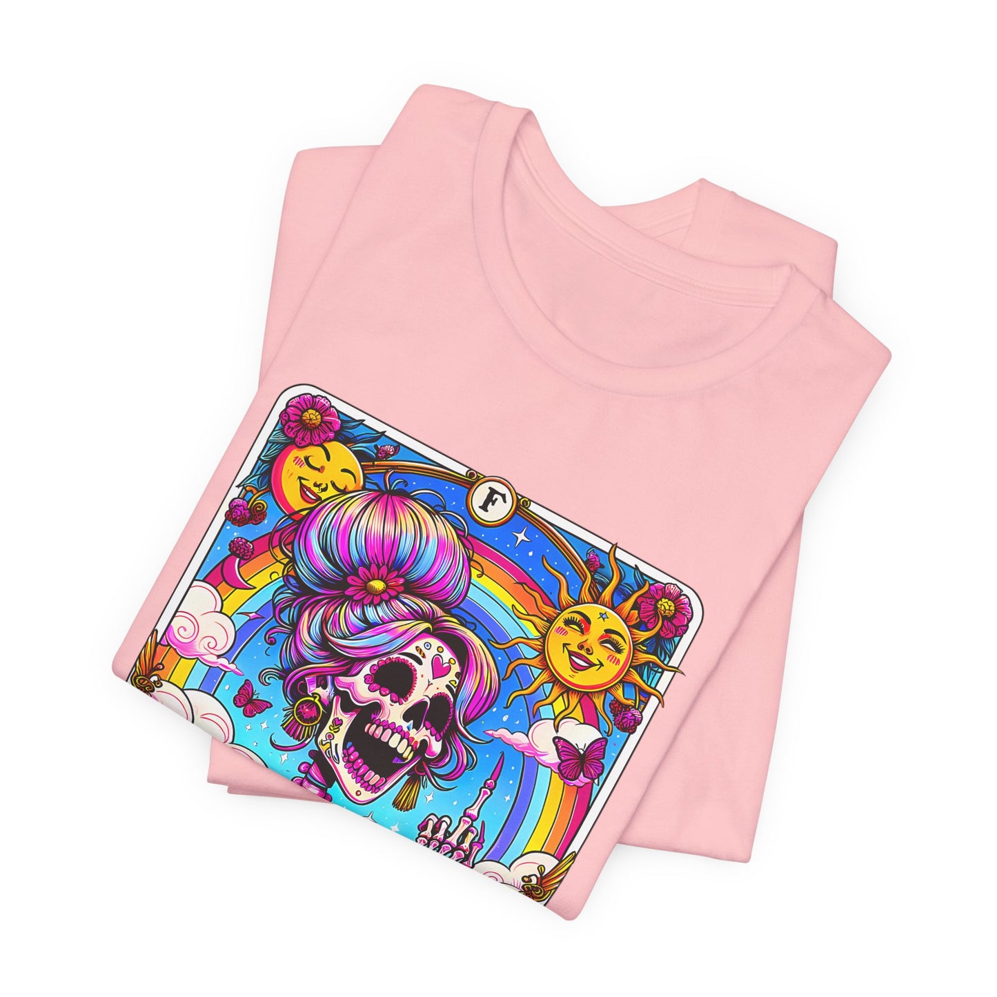 IDGAF Tarot Card Graphic T-Shirt – Funny Sarcastic Statement Tee