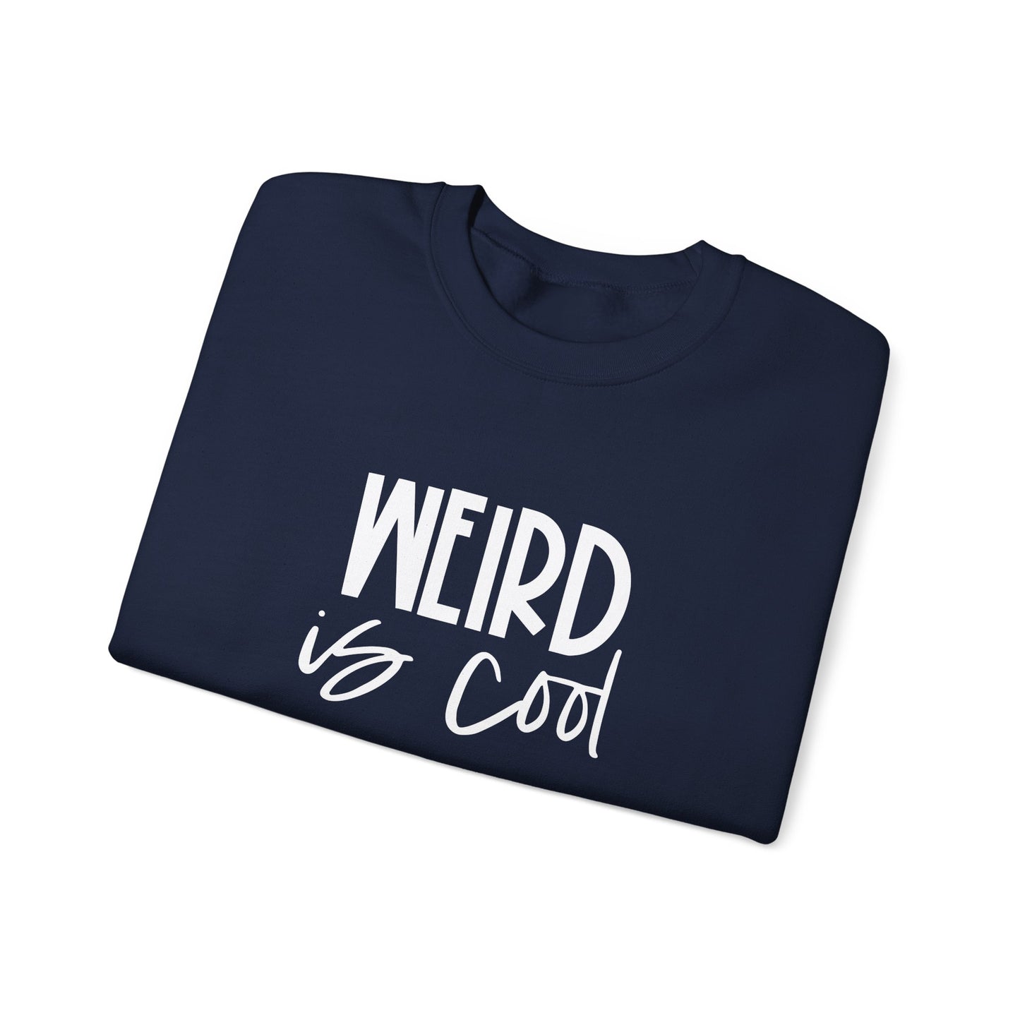 Weird Is Cool Sweatshirt – Vintage Graphic Crewneck