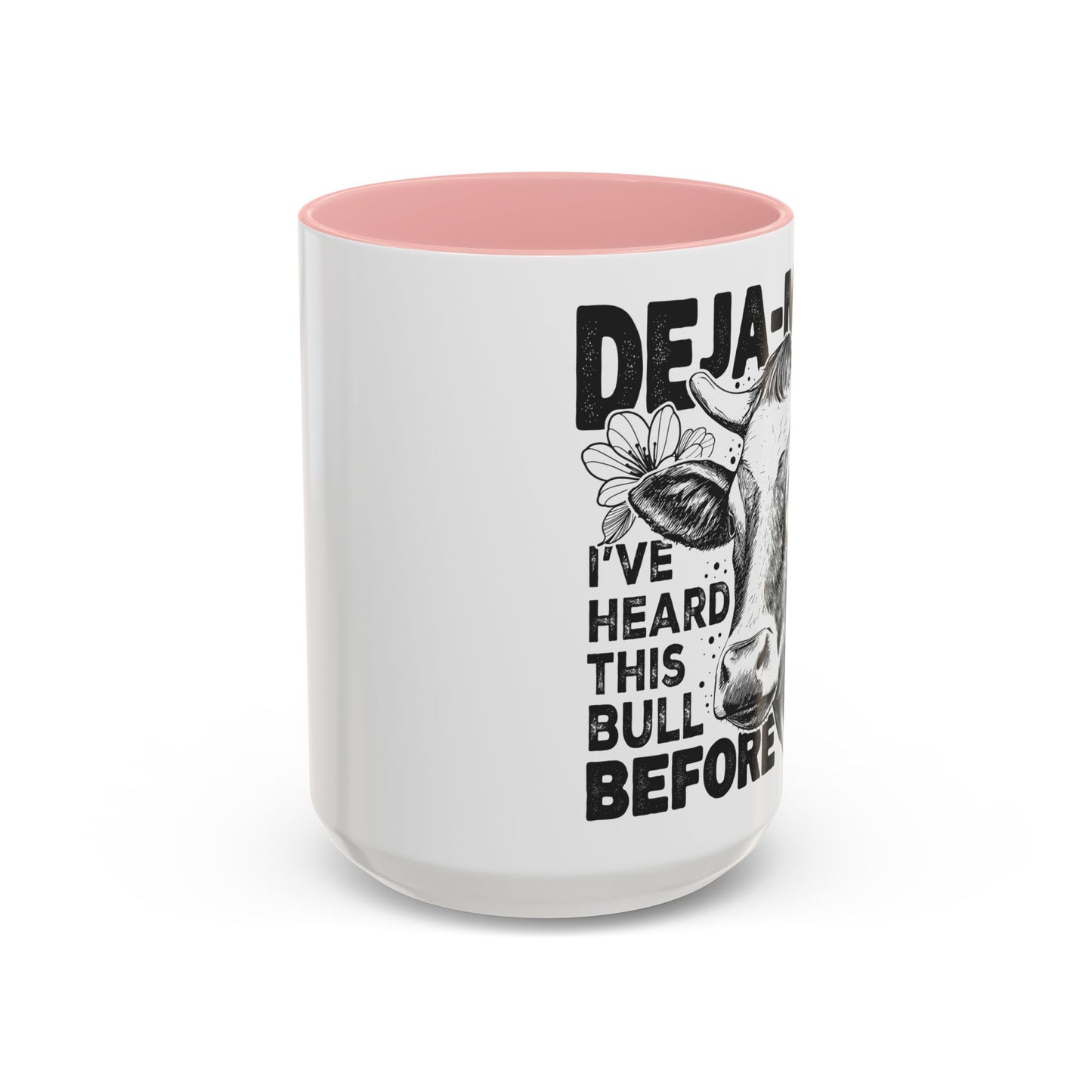 Deja Moo Funny Mug | Snarky Cow Pun Coffee Cup | Clever Sarcastic Gift