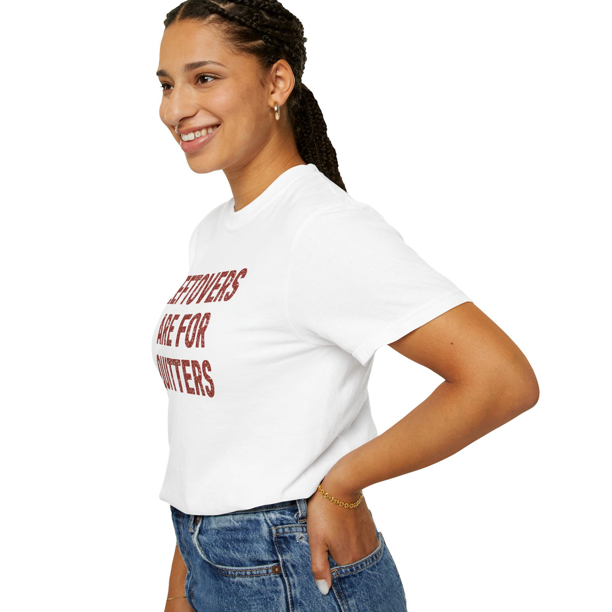 Leftovers Are for Quitters Comfort Colors® Tee – Funny Thanksgiving T-Shirt
