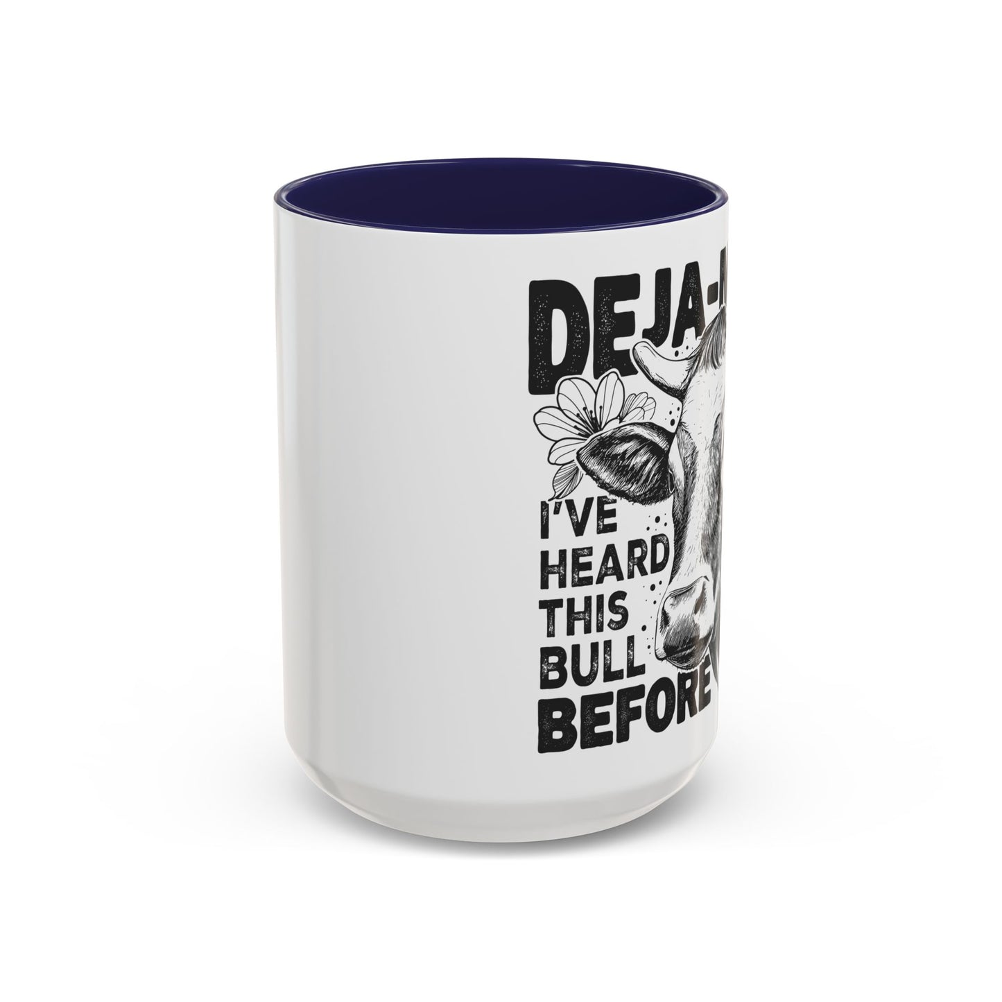 Deja Moo Funny Mug | Snarky Cow Pun Coffee Cup | Clever Sarcastic Gift