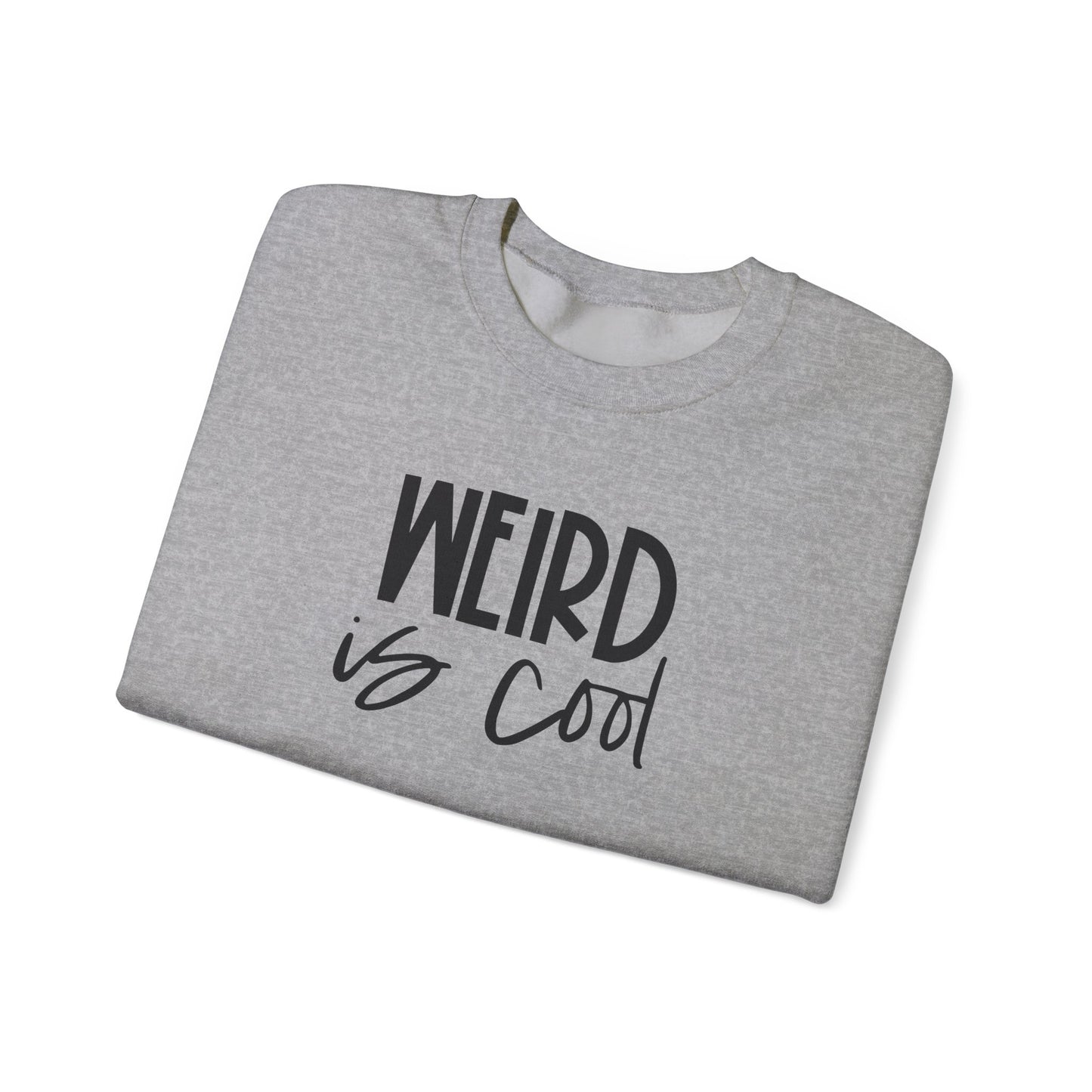 Weird Is Cool Sweatshirt – Vintage Graphic Crewneck