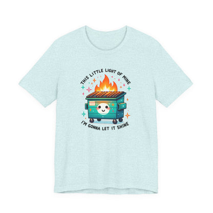 Dumpster Fire Bundle – Tee + Mug | Because Everything Is Fine🔥