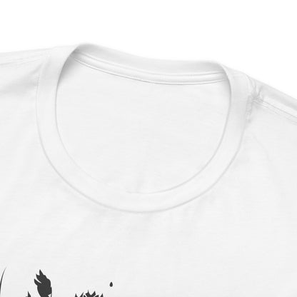 Floral Skull Graphic T-Shirt – Edgy Aesthetic Statement Tee