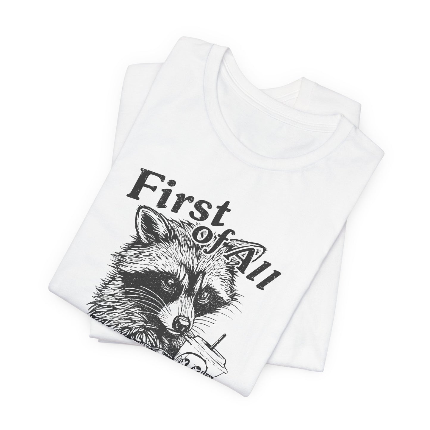 I’m a Delight Raccoon Graphic T-Shirt – Funny Sarcastic Statement Tee