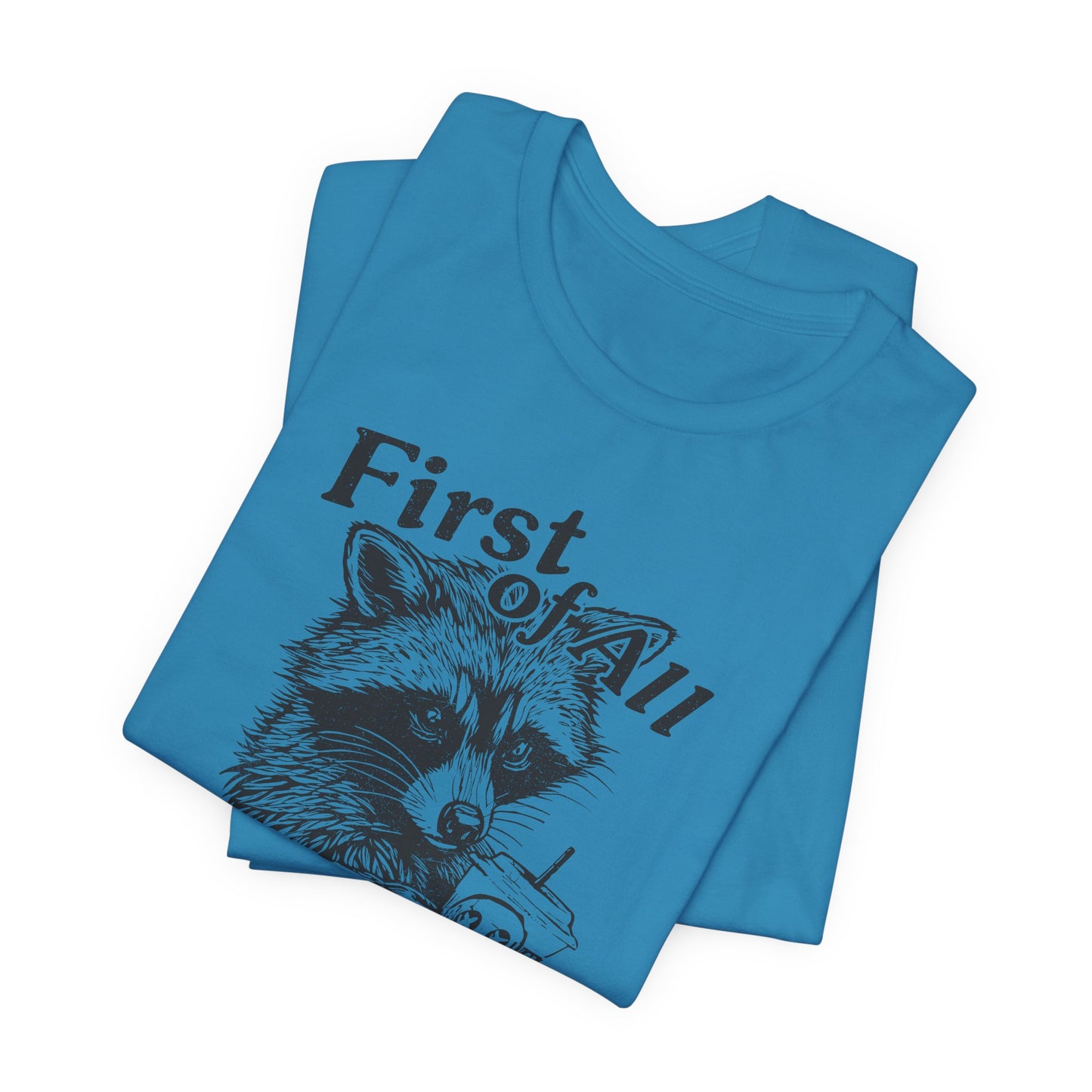 I’m a Delight Raccoon Graphic T-Shirt – Funny Sarcastic Statement Tee
