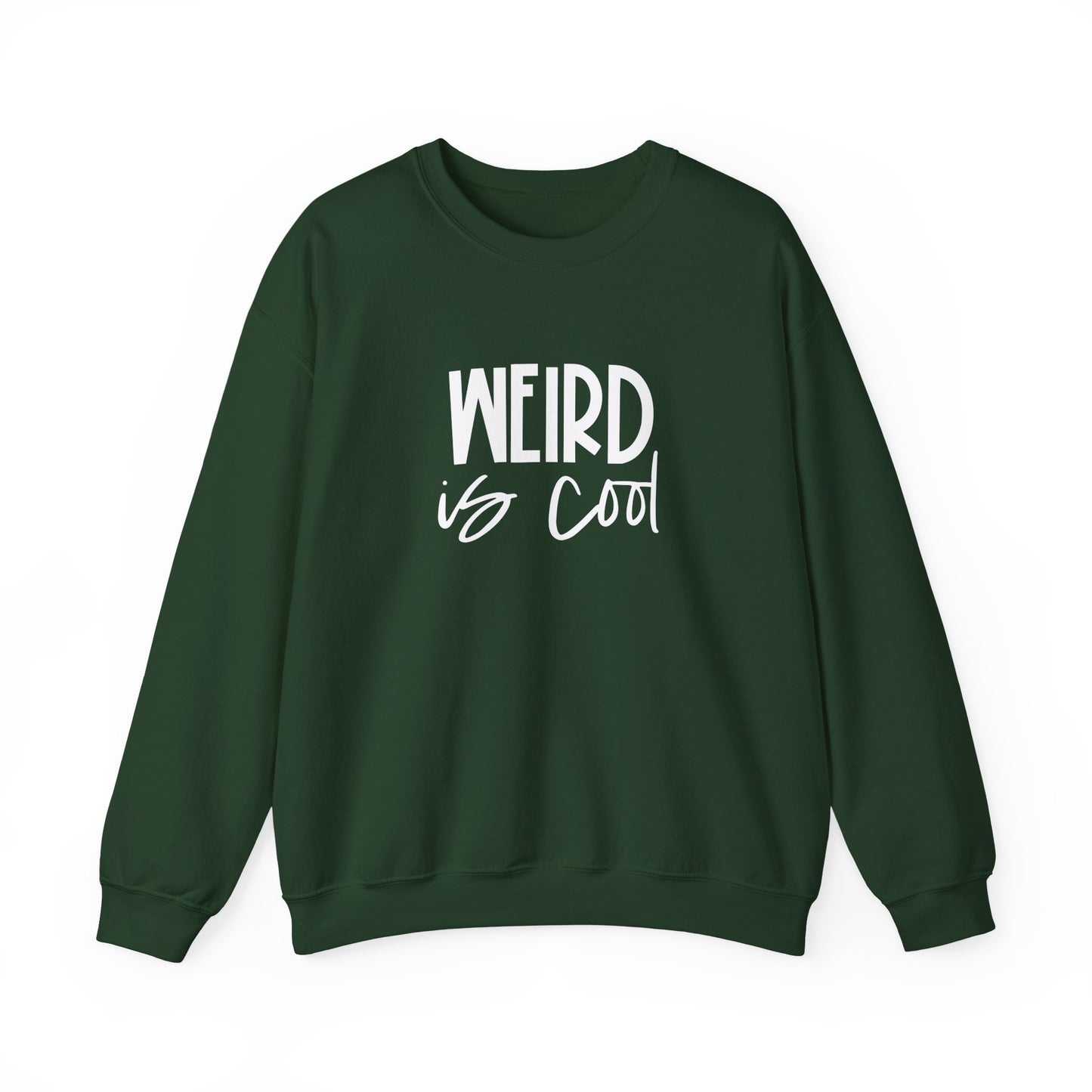 Weird Is Cool Sweatshirt – Vintage Graphic Crewneck