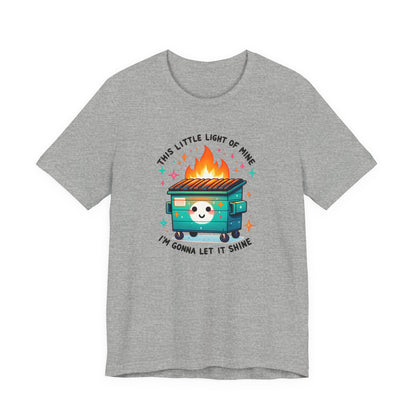 Dumpster Fire Bundle – Tee + Mug | Because Everything Is Fine🔥