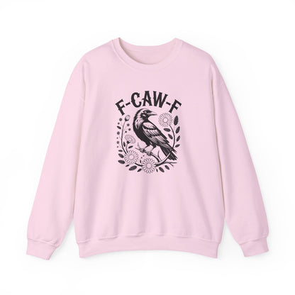 Funny Raven Floral Sweatshirt – Sarcastic Gothic Graphic Crewneck