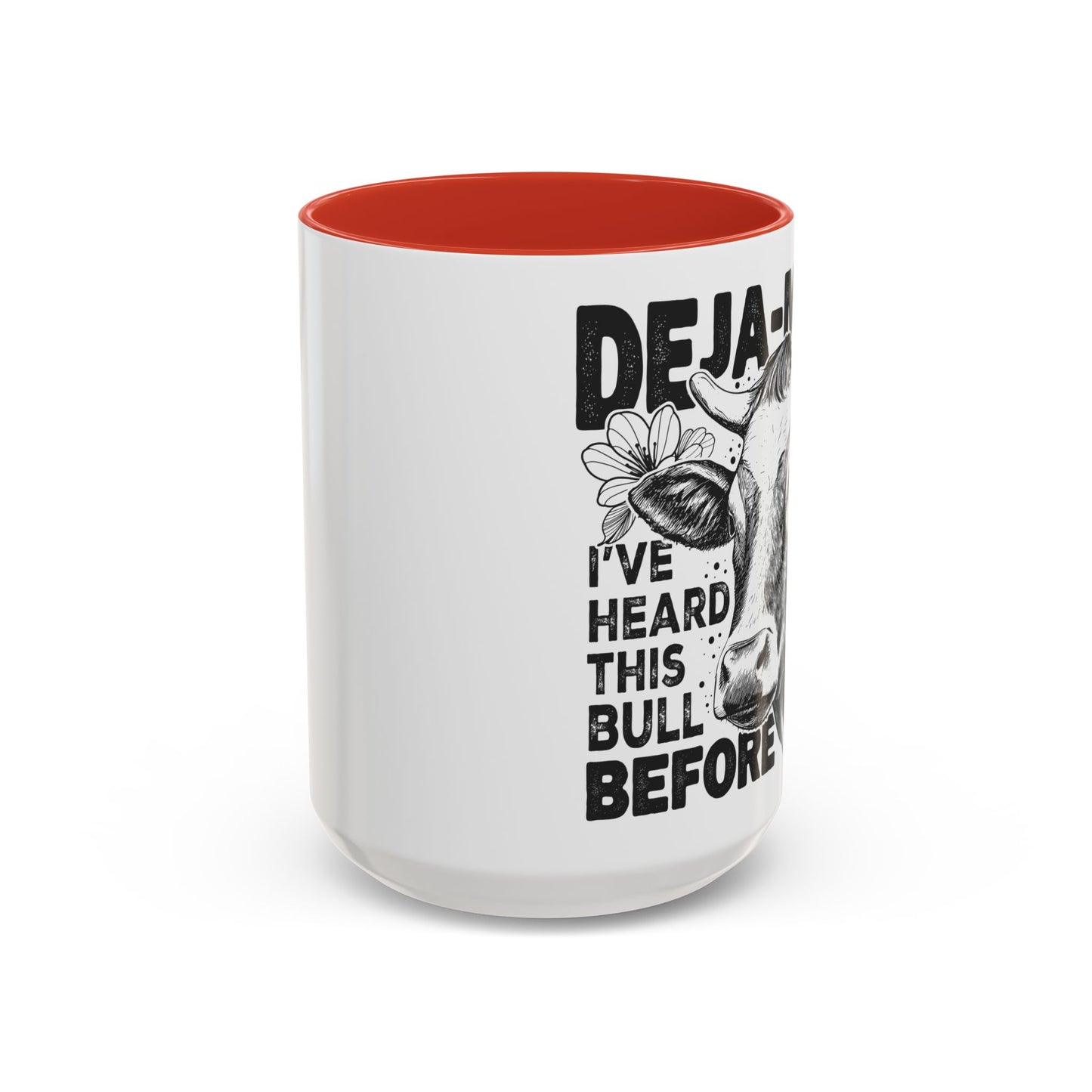 Deja Moo Funny Mug | Snarky Cow Pun Coffee Cup | Clever Sarcastic Gift