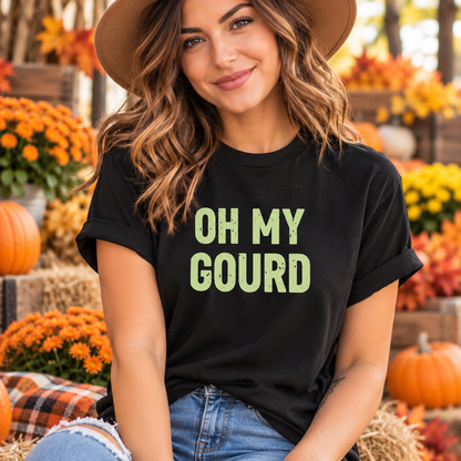 Oh My Gourd Graphic Tee – Funny Fall Comfort Colors® T-Shirt